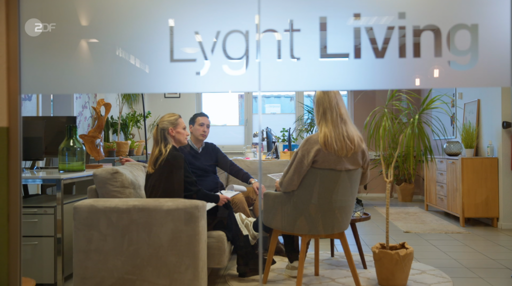 Möbel mieten statt kaufen - ein ZDF-Bericht über das nachhaltige Konzept von Lyght Living