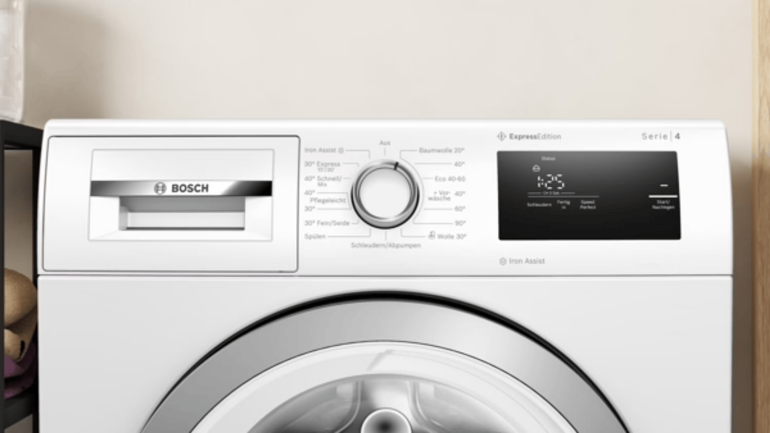 BOSCH Series 4 Washing Machine Lyght Living