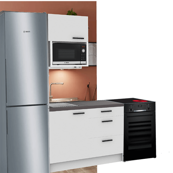 Low Rental Modular Kitchen Modular Rental Kitchens & BOSCH Appliances for Residential and Office ...