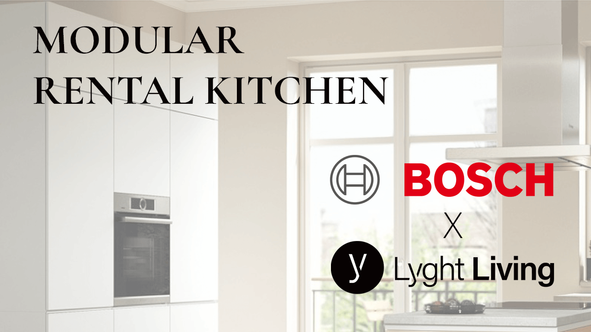 Modular Rental Kitchens & BOSCH Appliances for Residential and Office ...